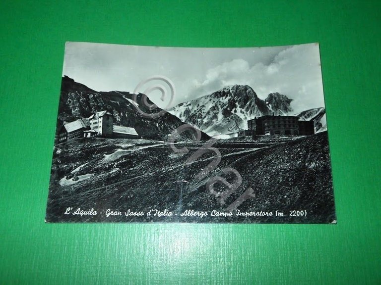 Cartolina L'Aquila - Gran Sasso d' Italia - Albergo Campo …
