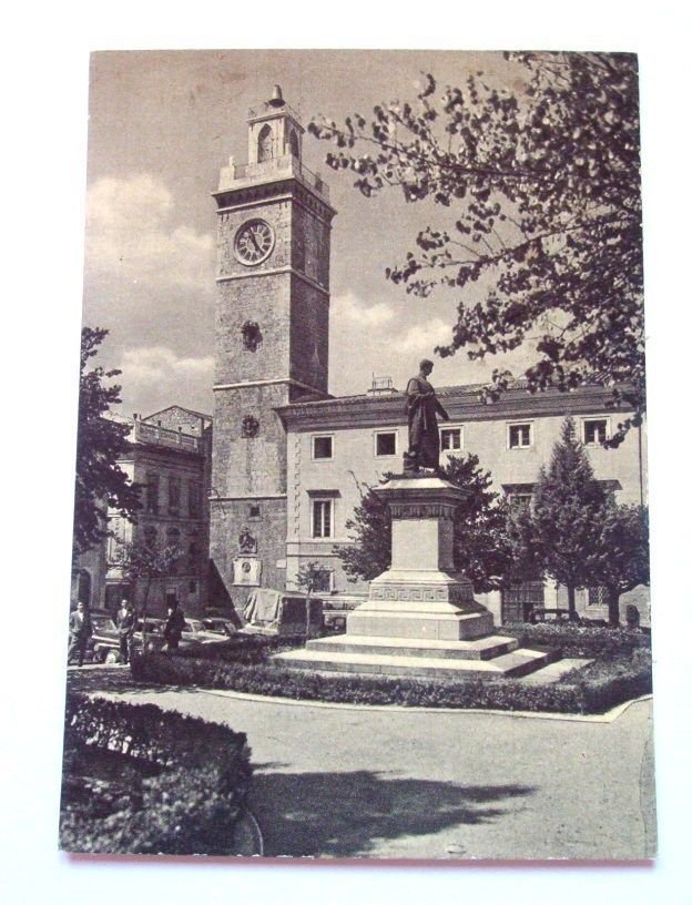 Cartolina L'Aquila - Palazzo di Giustizia 1958.
