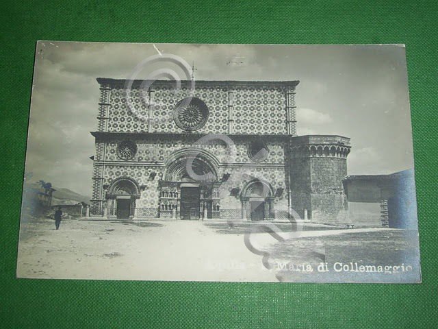 Cartolina L' Aquila - Porta S. Maria di Collemaggio 1925 …