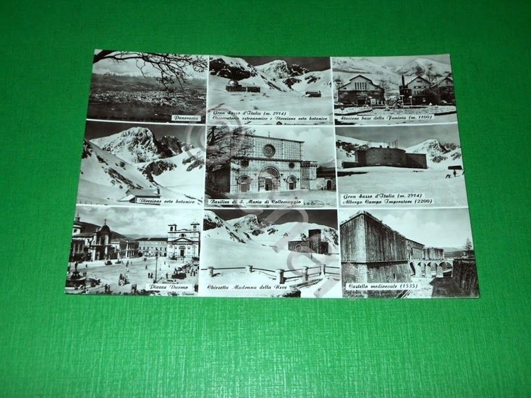 Cartolina L'Aquila degli Abruzzi - Vedute diverse 1962