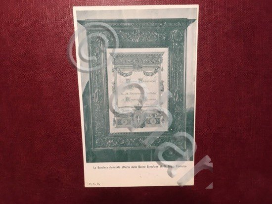 Cartolina La Bandiera Rinnovata offerta dalle Donne Bresciane - 1930 …