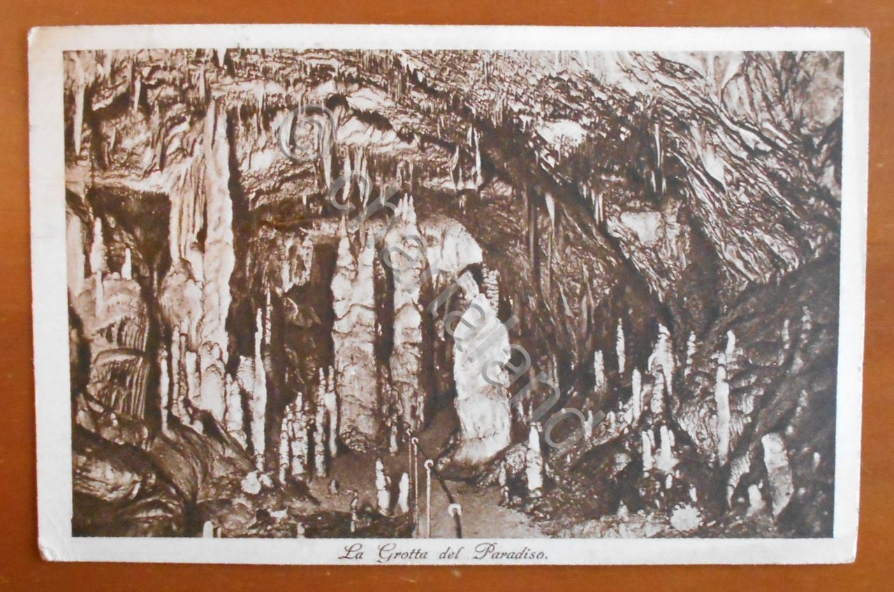 Cartolina La Grotte Demaniali di Postumia presso Trieste - 1929 | Immagine principale