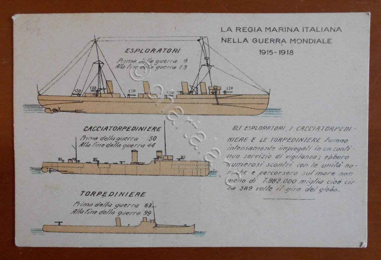 Cartolina LA REGIA MARINA ITALIANA NELLA GUERRA MONDIALE 1915-1918 - … | Immagine principale