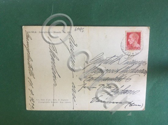 Cartolina La Sila - Fissata M.1350 - 1939