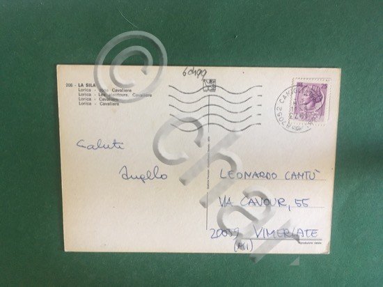 Cartolina La Sila - Lorica - Zona Cavaliere + 1973