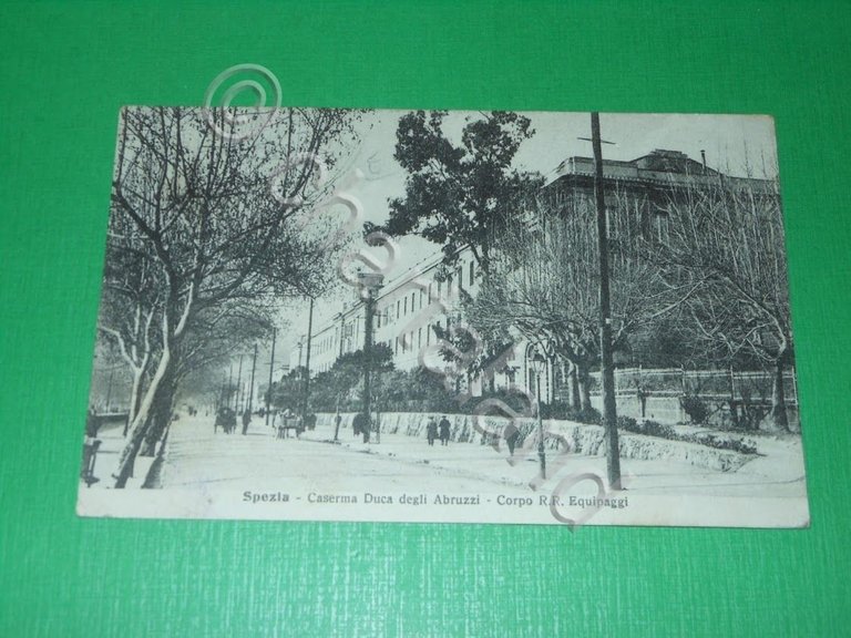 Cartolina La Spezia - Caserma Duca degli Abruzzi - Corpo …