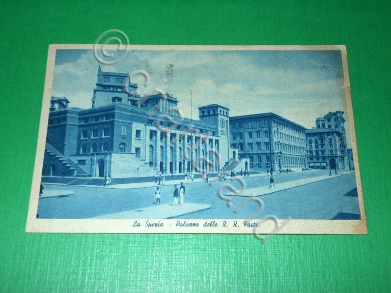 Cartolina La Spezia - Palazzo delle R. R. Poste 1942