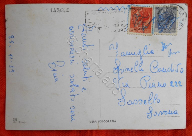 Cartolina La Spezia - Via Chiodo - 1959 | Immagine Gallery 2