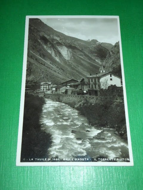 Cartolina La Thuile - Valle d' Aosta - Il Torrente …