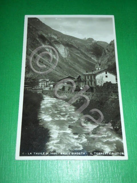 Cartolina La Thuile - Valle d' Aosta - Il Torrente …