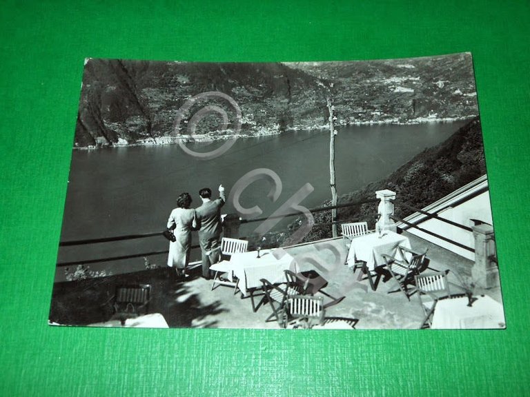 Cartolina La Valsolda dalla Funicolare di Lanzo Intelvi 1956