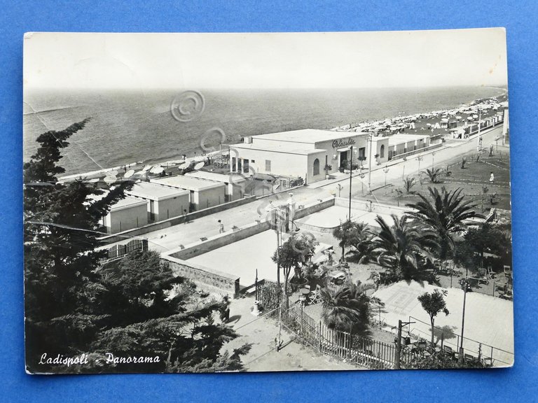 Cartolina Ladispoli - Panorama - 1955.