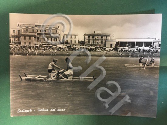 Cartolina Ladispoli - Veduta Dal Mare - 1957