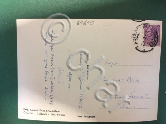 Cartolina Ladispoli - Veduta Dal Mare - 1957