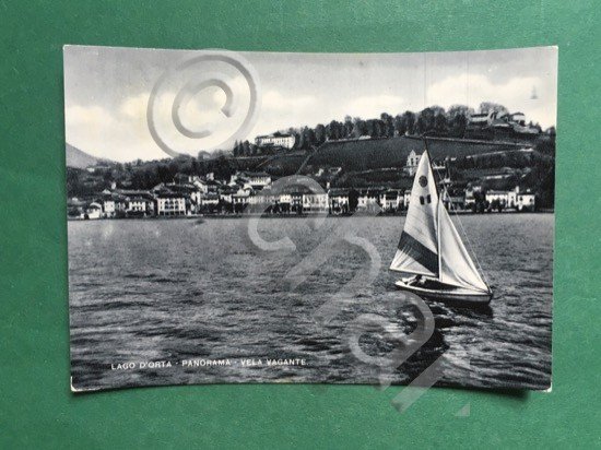 Cartolina Lago D'Orta - 1956