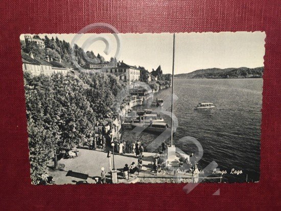 Cartolina Lago D'Orta - Orta - Lungolago - 1930 ca.