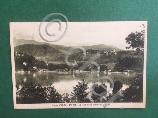 Cartolina Lago D'Orta + Orta - Le Sue Ville Viste …