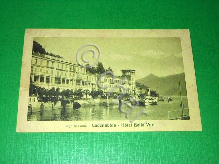 Cartolina Lago di Como - Cadenabbia - Hotel Belle Vue …