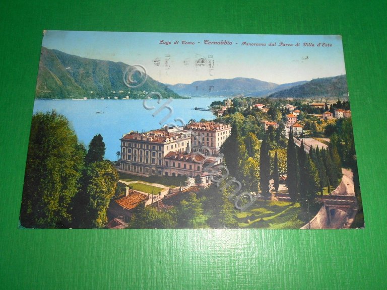 Cartolina Lago di Como - Cernobbio - Panorama dal Parco …