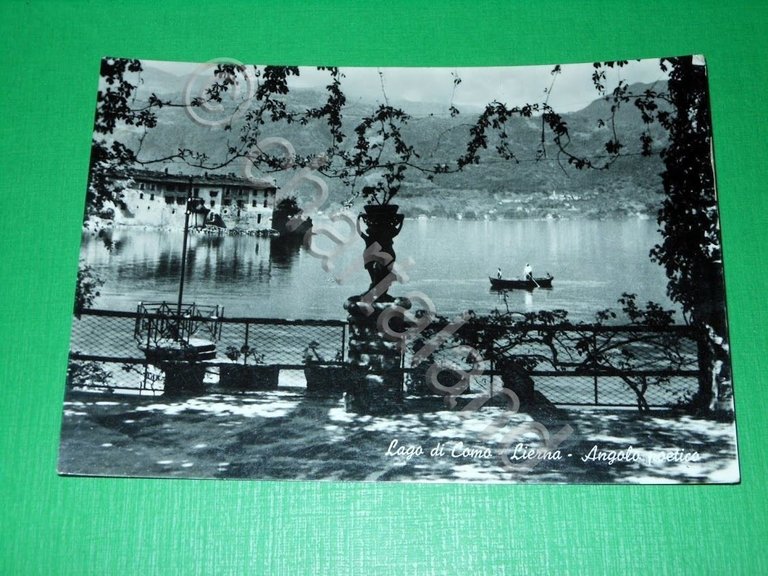 Cartolina Lago di Como - Lierna - Angolo poetico 1959