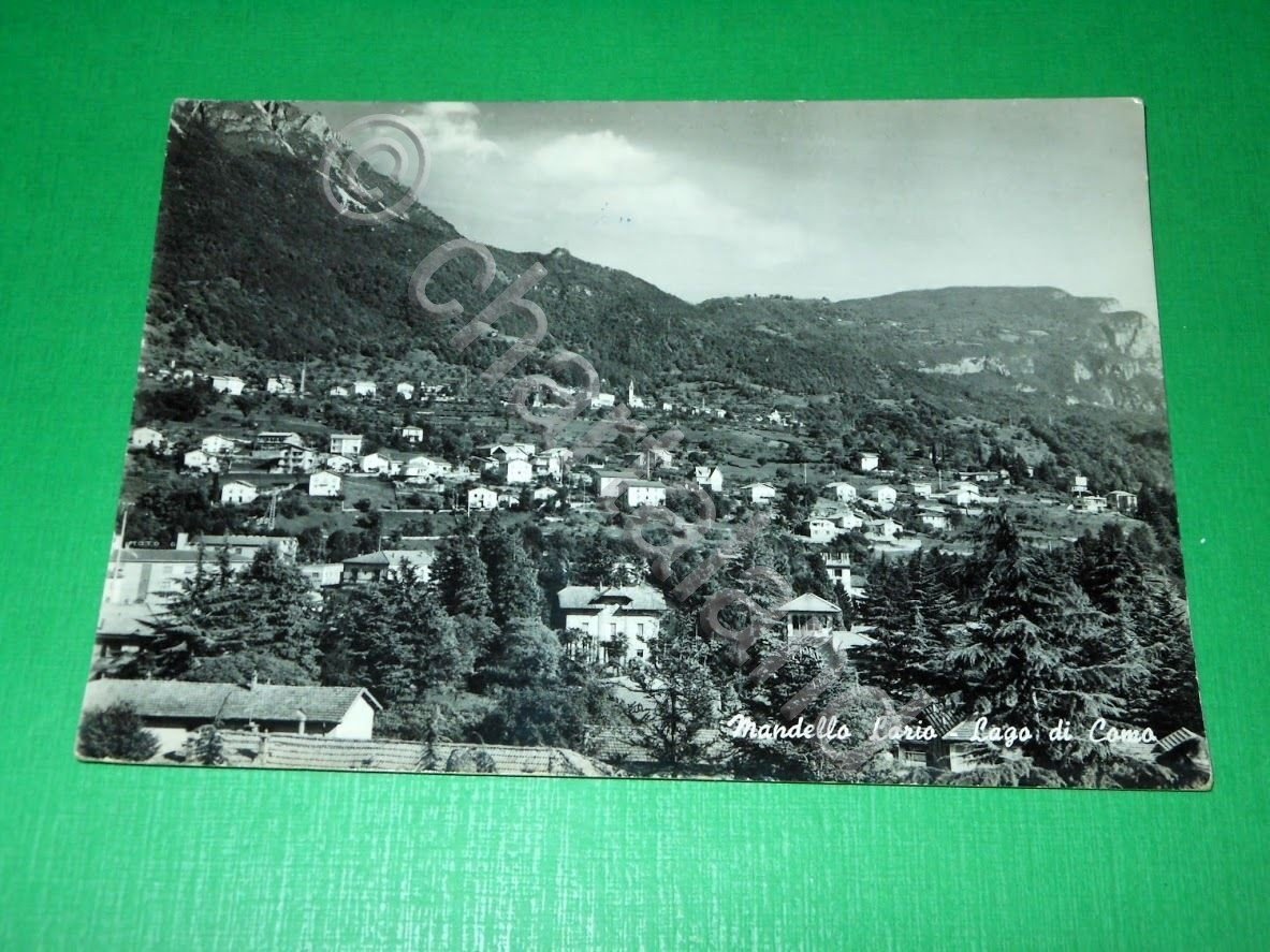 Cartolina Lago di Como - Mandello Lario - Panorama 1988.