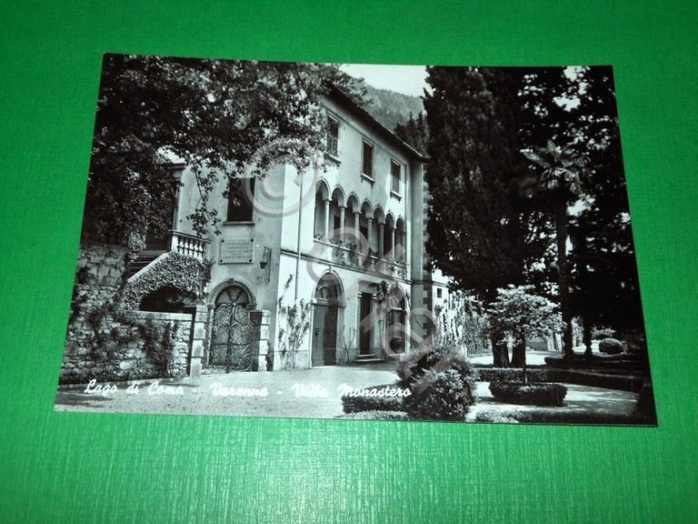 Cartolina Lago di Como - Varenna - Villa Monastero 1955 … | Immagine Gallery 2