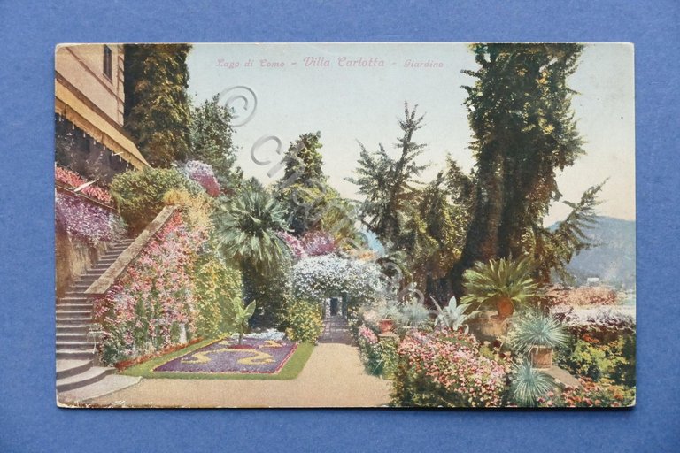 Cartolina Lago di Como - Villa Carlotta - Giardino - …