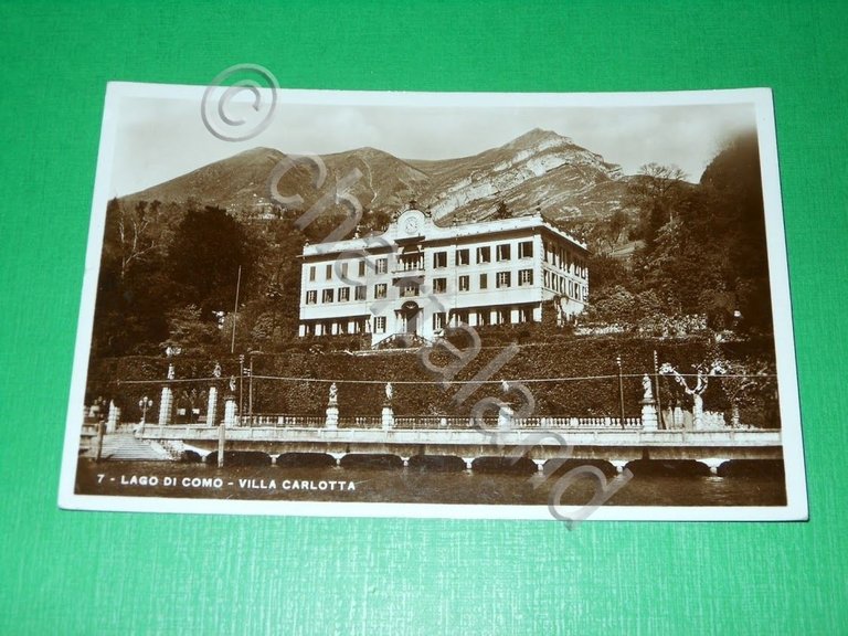 Cartolina Lago di Como - Villa Carlotta 1935