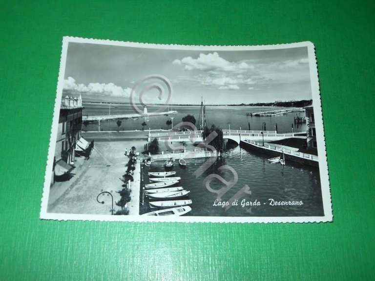 Cartolina Lago di Garda - Desenzano - Particolare 1954