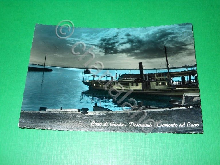 Cartolina Lago di Garda - Desenzano - Tramonto sul Lago …