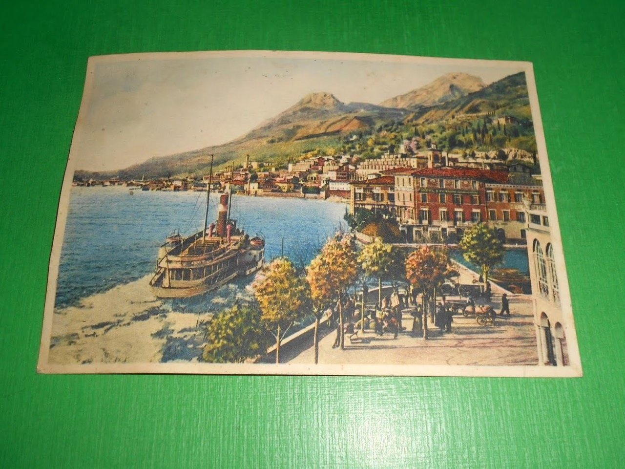 Cartolina Lago di Garda - Gargnano 1940 ca.