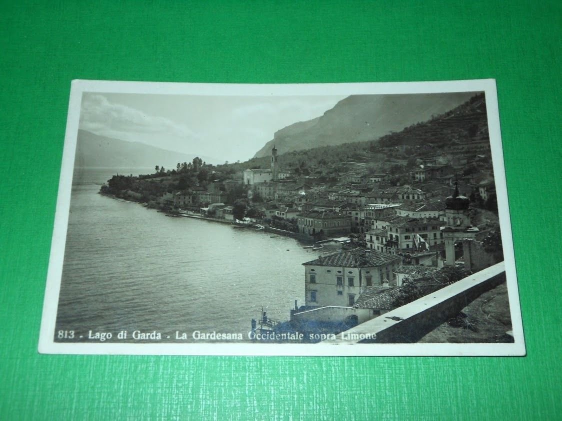 Cartolina Lago di Garda - La Gardesana Occidentale sopra Limone …
