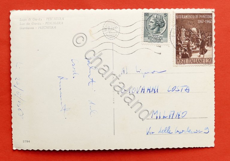 Cartolina Lago di Garda - Peschiera - 1968 | Immagine Gallery 4