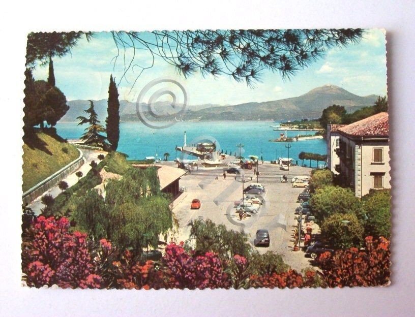 Cartolina Lago di Garda - Peschiera - Panorama 1963.