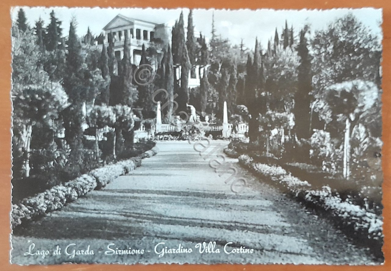 Cartolina Lago di Garda - Sirmione - Giardino Villa Cortine … | Immagine principale