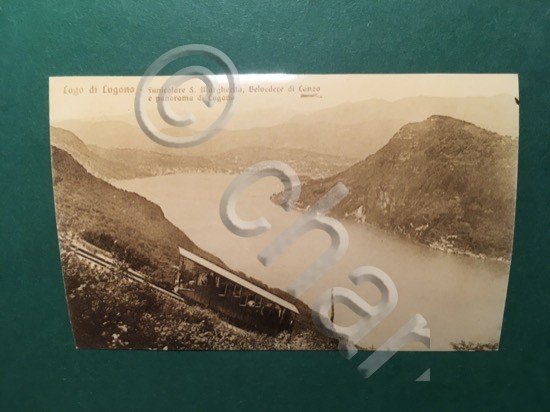 Cartolina Lago Di Lugano - Funicolare S. Margherita Belvedere - …