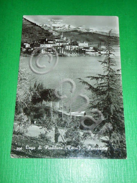 Cartolina Lago di Piediluco ( Terni ) - Panorama 1955 …
