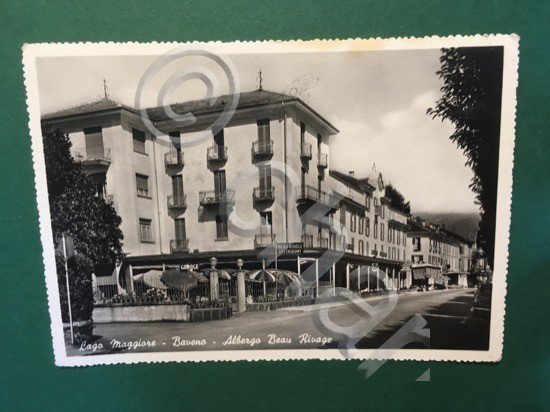 Cartolina Lago Maggiore - Baveno - Albergo Beau Rivage - …