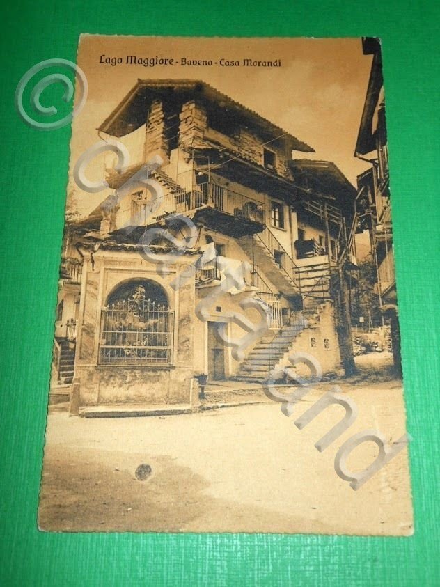 Cartolina Lago Maggiore - Baveno - Casa Morandi 1930 ca.