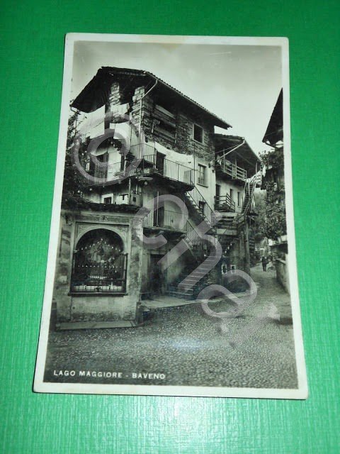 Cartolina Lago Maggiore - Baveno - Particolare 1943
