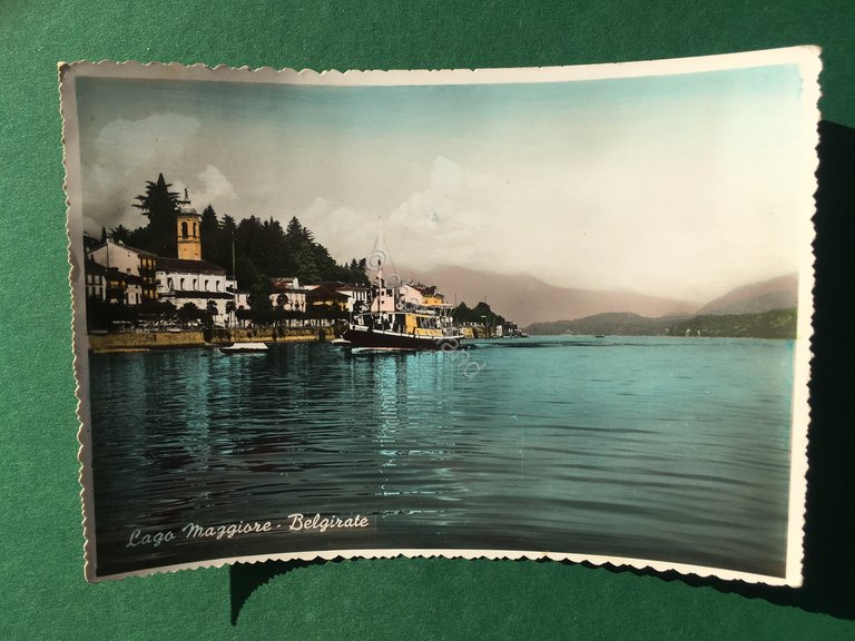 Cartolina Lago Maggiore - Belgirate - 1953