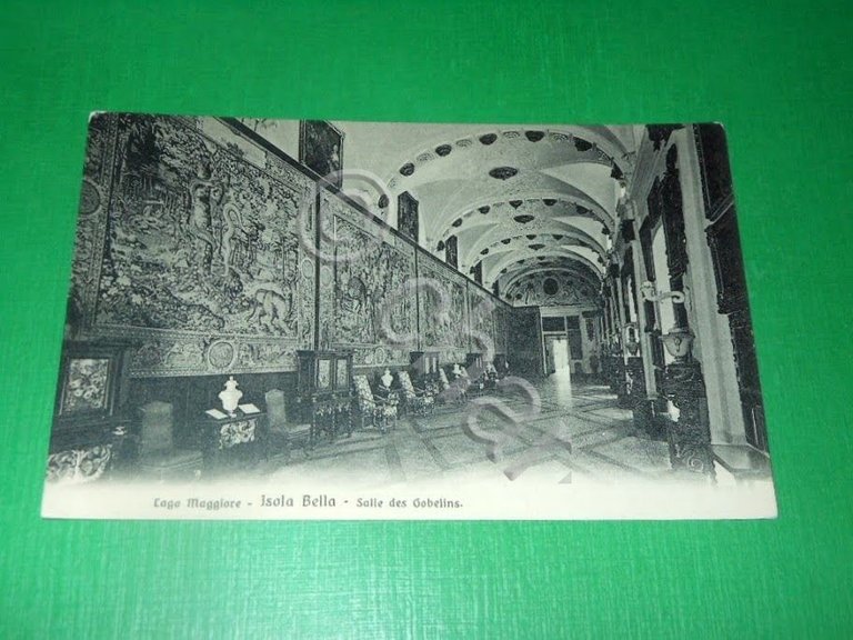 Cartolina Lago Maggiore - Isola Bella - Salle des Gobelins …