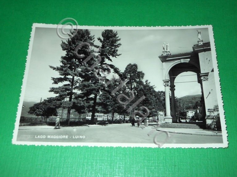 Cartolina Lago Maggiore - Luino 1949