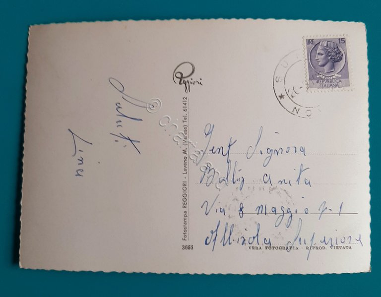 Cartolina Lago Maggiore - Pallanza - 1961