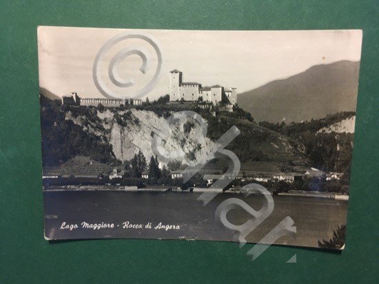 Cartolina Lago Maggiore - Rocca di Angera - 1951