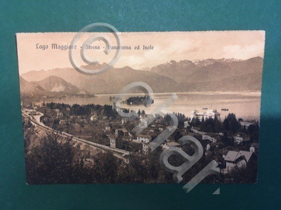 Cartolina Lago Maggiore - Stresa - Panorama Ed Isole - …