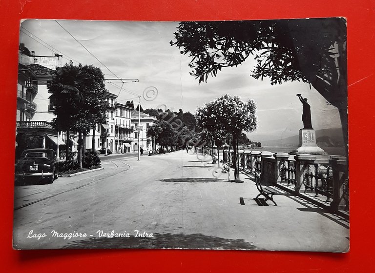 Cartolina Lago Maggiore - Verbania Intra - 1962