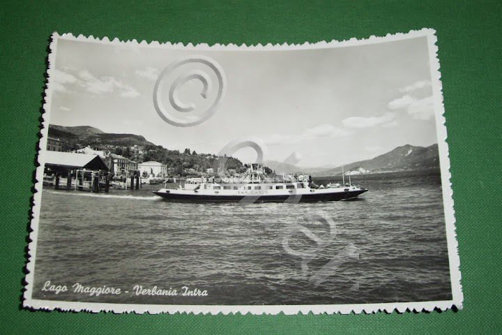 Cartolina Lago Maggiore - Verbania Intra - veduta 1959 | Immagine Gallery 2