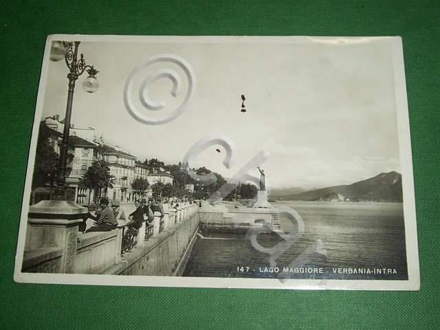 Cartolina Lago Maggiore - Verbania Intra 1943