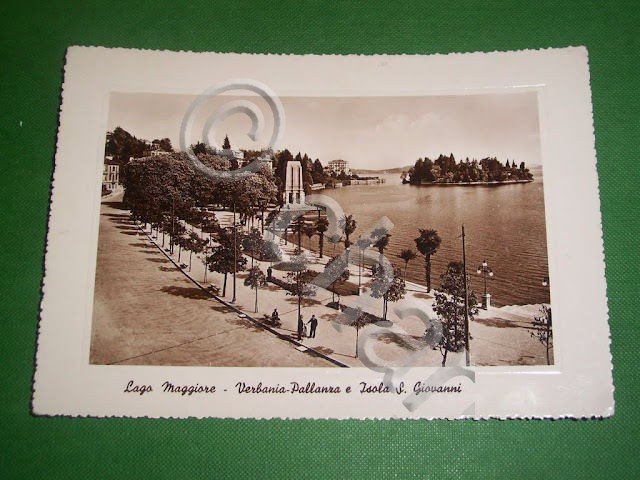 Cartolina Lago Maggiore - Verbania Pallanza e Isola S. Giovanni …